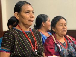 Paulina Ixtapá, una de las 36 mujeres achí de Rabinal. LUCIA XILOJ /