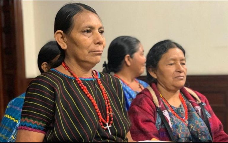 Paulina Ixtapá, una de las 36 mujeres achí de Rabinal. LUCIA XILOJ /