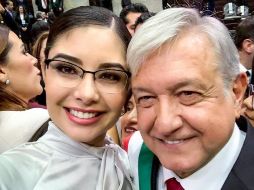 Geraldine Ponce, política de Morena, ha compartido imágenes con AMLO en sus redes sociales. INSTAGRAM/geraldineponcem