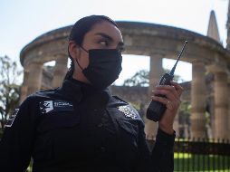 En entrevista con este medio, Evelyn Cruz dice que a ella y a sus familiares, también policías, les gusta trabajar por la seguridad de los habitantes. EL INFORMADOR/G. Gallo