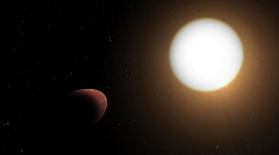 El exoplaneta WASP-103b es un planeta gigante gaseoso con casi el doble del tamaño de Júpiter. EFE / ARCHIVO