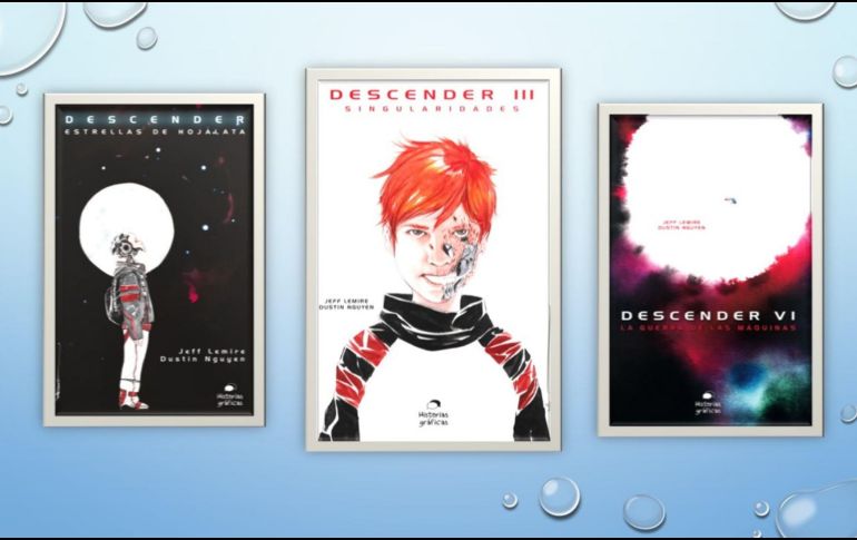 Descender de Jeff Lemire y Dustin Nguyen. ESPECIAL/EDITORIAL OCÉANO.
