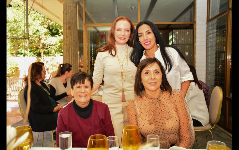 Maria Angélica Alvarado, Susana Cendejas, Marcia Arreguin y Alejandra Ruiz. GENTE BIEN JALISCO/MARIFER RACHED