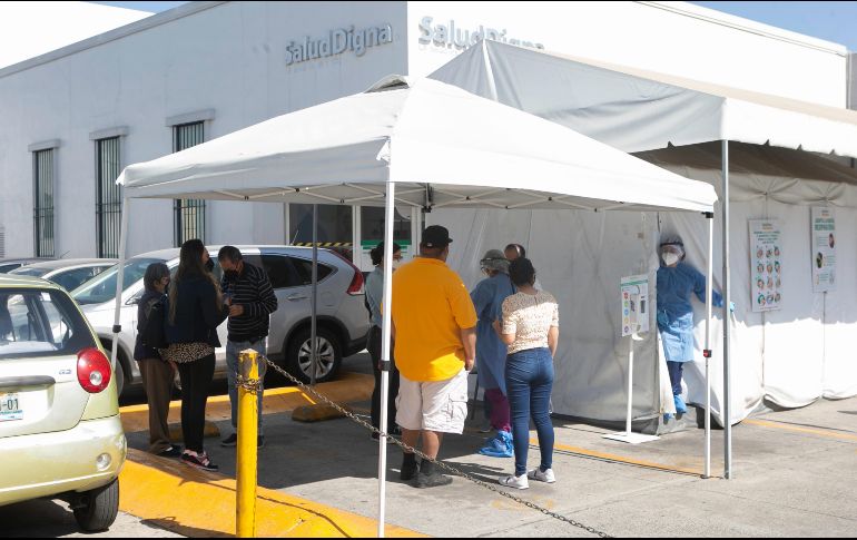 Los costos de una prueba PCR van desde 950 hasta los cuatro mil 300 pesos, según el laboratorio. EL INFORMADOR/G. Gallo