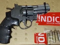 Fueron decomisadas algunas armas con cartuchos útiles. CORTESÍA