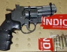 Fueron decomisadas algunas armas con cartuchos útiles. CORTESÍA