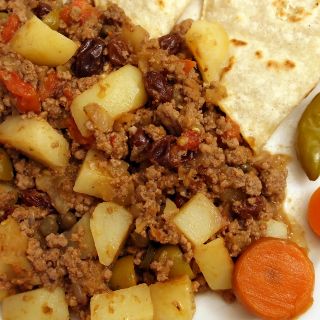 Fácil y rico “Picadillo con papas”