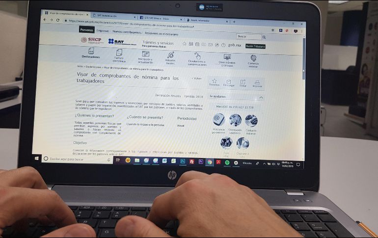 El SAT  anunció la actualización de su portal, con  una estructura lógica y sencilla. EL INFORMADOR/ARCHIVO