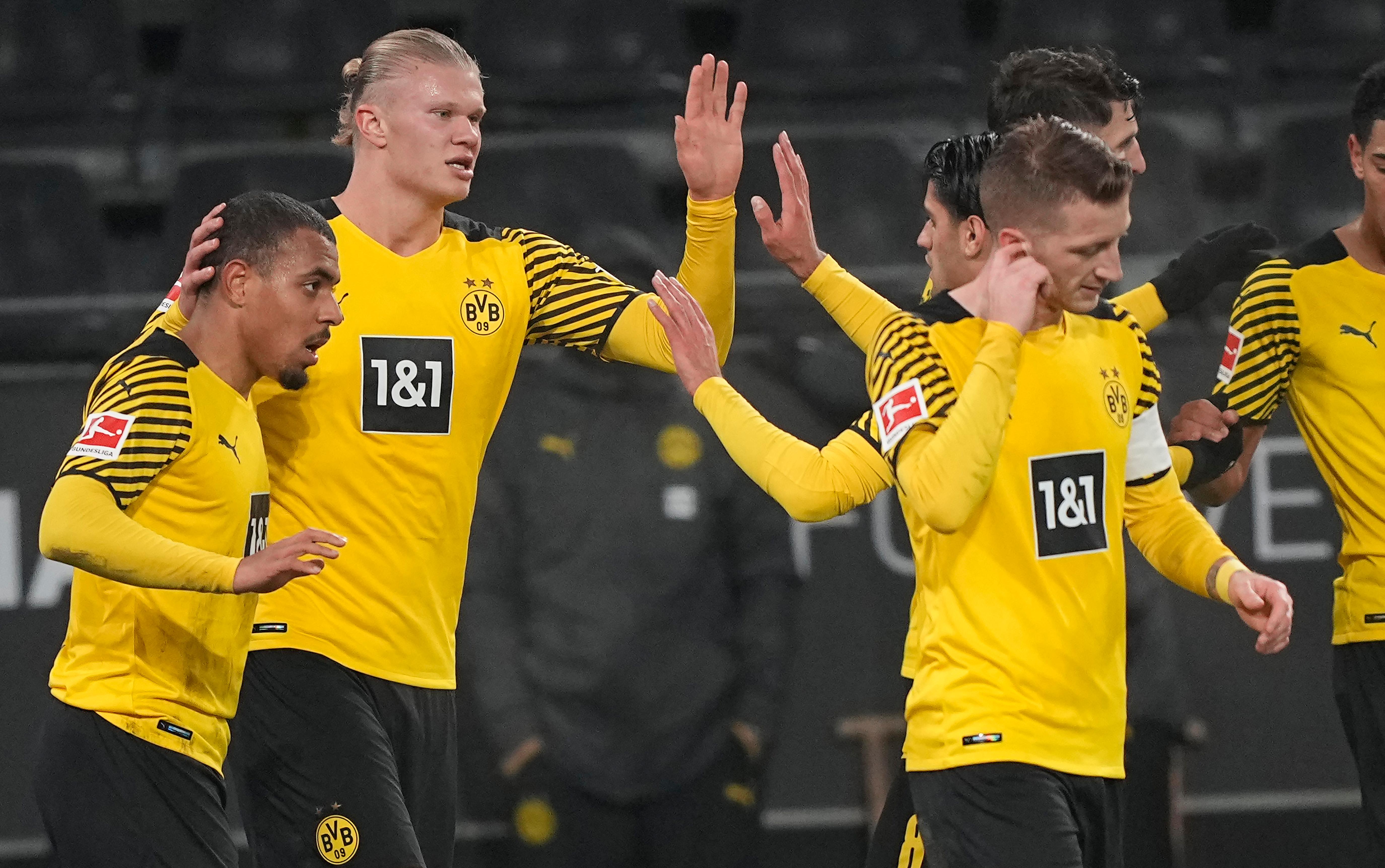 Haaland suma 15 dianas en los trece partidos que ha disputado en esta Bundesliga 2021-2022. AP/M. Meissner