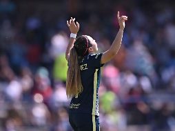 EL PRIMERO. Katty Martínez marcó su primera anotación con la playera de las Águilas. IMAGO7