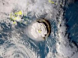 Las islas Mango y Fonoifua, dos de las más afectadas por la erupción y tsunami que golpeó el sábado el archipiélago. AFP / ARCHIVO