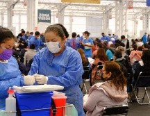 La vacuna que se aplicó al personal docente y auxiliares fue la del laboratorio Moderna. CORTESÍA/Gobierno de Jalisco