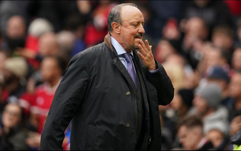 DESPEDIDO.El técnico español Rafa Benitez no duró ni un año al frente del Everton. Ayer fue cesado. AFP