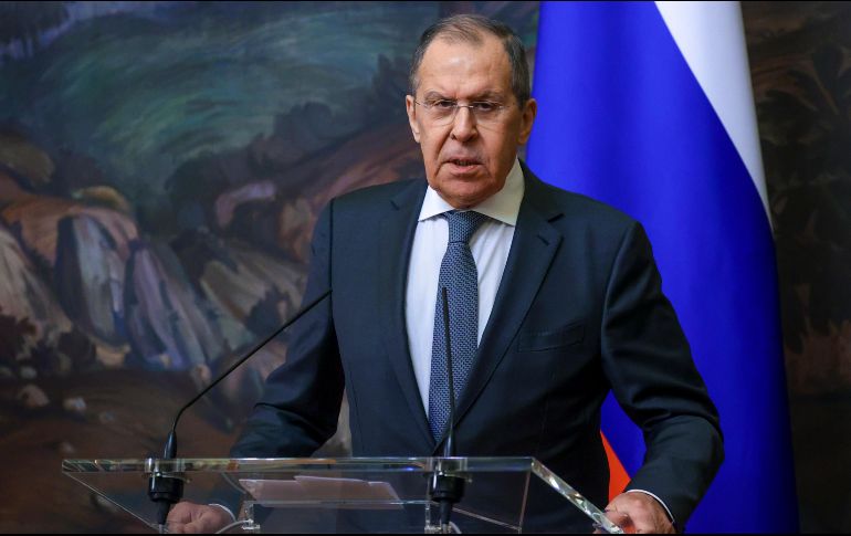 Sergey Lavrov, ministro ruso de Relaciones Exteriores, recalcó que su país espera garantías de la OTAN de no incorporar a Ucrania ni desplegar armas en los exterritorios soviéticos. AP/Ministerio Ruso del Exterior