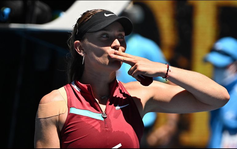 GRAN INICIO. Badosa se confirmó como la primera española en la actual edición en clasificarse para la tercera ronda. EFE/D. Hunt