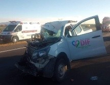 El accidente ocurrió en el kilómetro 60 de la autopista Tepatitlán-Jalostitlán, a la altura de Tepatitlán de Morelos. ESPECIAL