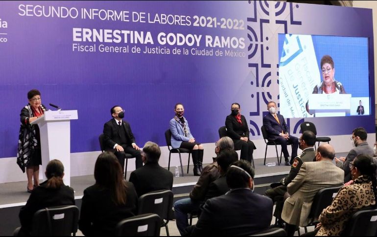 La fiscal Ernestina Godoy destacó que se han suscrito acuerdos reparatorios con el 80 por ciento de las víctimas directas e indirectas del colapso. TWITTER/@rosaicela_