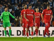 NO LEVANTAN. El conjunto de Diego Simeone sigue sumando descalabros. AFP/A. Gillenea