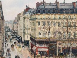 “Rue Saint-honore por la tarde”. Con efecto de lluvia, la pintura es un tesoro que ahora desata una batalla legal. EFE