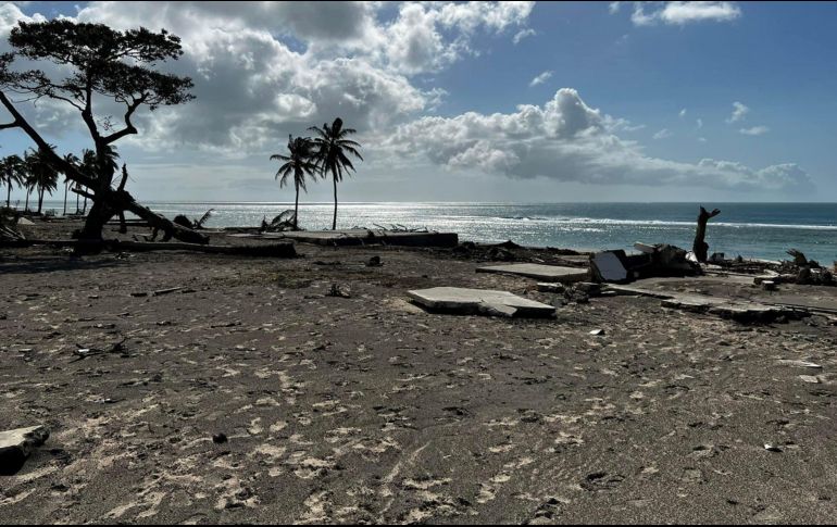 Hasta ahora se ha registrado la muerte de tres personas en Tonga por el desastre. AFP/Viliami Uasike Latu