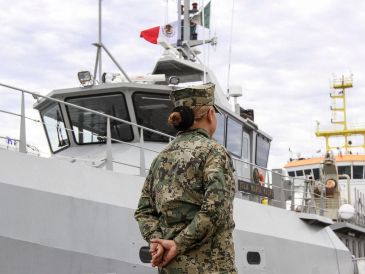 En la "mañanera" de hoy, el alto mando naval dio a conocer estadísticas en las cuales se muestra el aumento de las fuerzas federales en los puertos. NTX / ARCHIVO