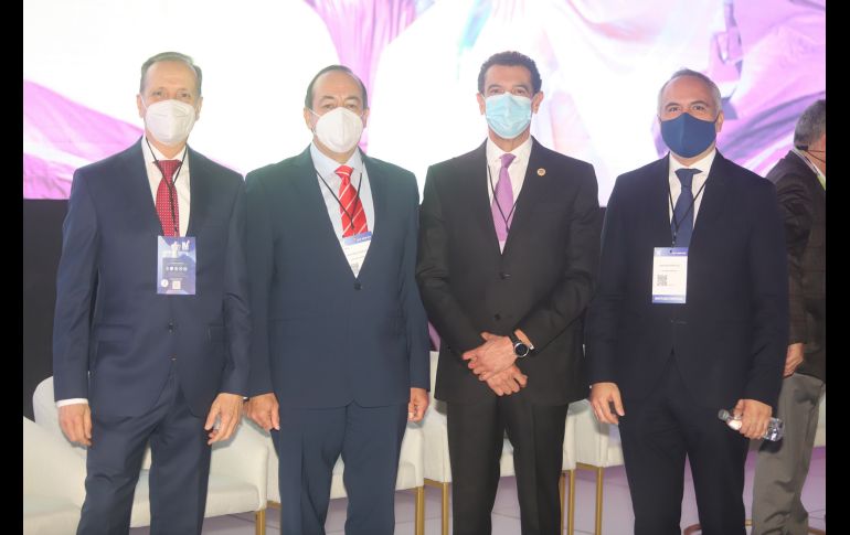 Alfonso Agnesi, Sergio López De La Cerda, Jorge Castellanos y Federico Diaz. GENTE BIEN JALISCO/ CLAUDIO JIMENO