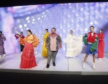 Como parte de la inauguración de Intermoda, el diseñador Carlos Pineda presentó una colección en el pabellón Fashion Space. GENTE BIEN JALISCO/ CLAUDIO JIMENO