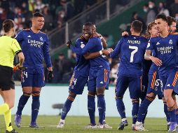 El conjunto merengue sufrió por durante algunos momentos del partido, pero fue Hazard al minuto 108 quien firmo la remontada del Madrid. EFE / M. Lorenzo