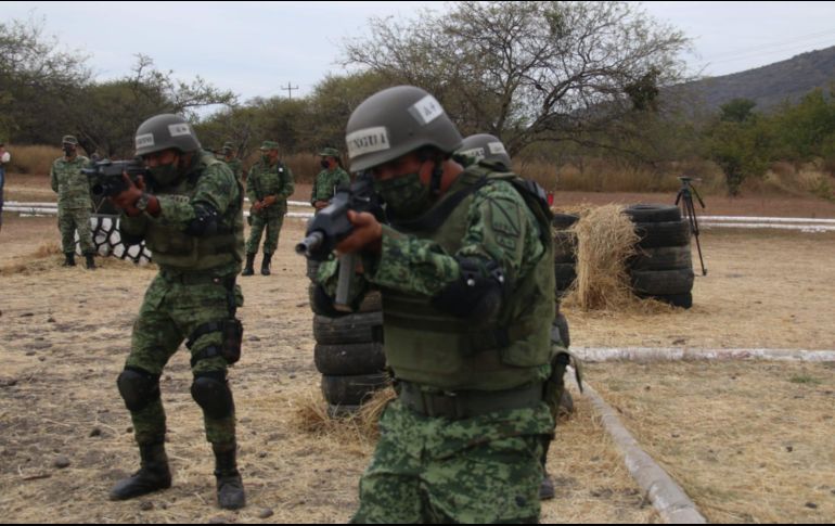 Los soldados pasan por diversas etapas de capacitación. EL INFORMADOR/E. Gómez