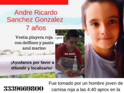 El menor desapareció hoy en el municipio de Chapala. ESPECIAL