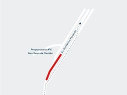 El cierre total en la vialidad se realizará desde mañana. ESPECIAL