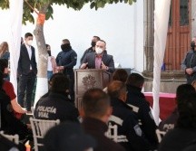 Durante la ceremonia, Gonzalo Álvarez le pidió a la ciudadanía respetar y valorar el trabajo policial. ESPECIAL