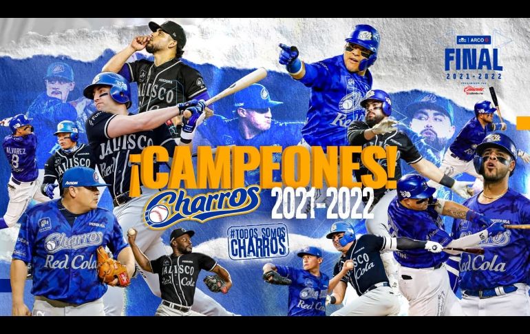 Los Charros de Jalisco se consagraron como los nuevos campeones de la Liga Mexicana del Pacífico. ESPECIAL