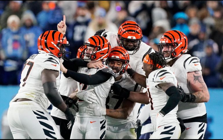 Los Bengals dieron una de las sorpresas de este fin de semana al derrotar a los Titans a domicilio. AP