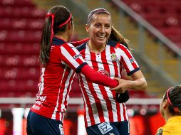 Rubí Soto hizo los dos goles de Chivas. IMAGO//F. Meza