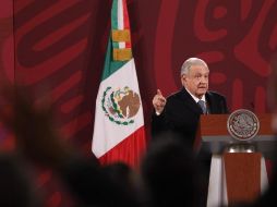 AMLO declaró una vez más estar en contra de la hipocresía. EFE/S. Gutiérrez