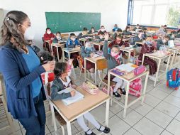 Autoridades documentaron una tasa baja de contagios en la primera semana de regreso a las aulas. EL INFORMADOR/A. Camacho