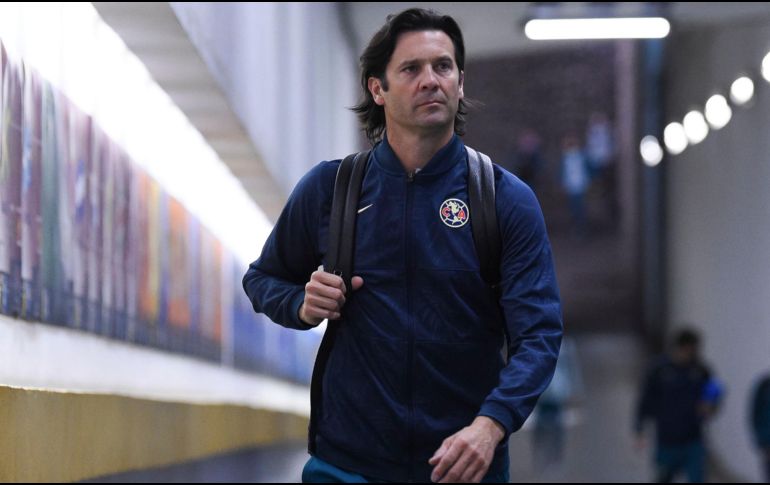 PREPARADO. Santiago Solari se dijo consciente de la presión y aseguró que se preparan para el título. IMAGO7