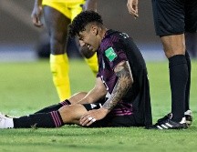 INCÓGNITA. Aún no se sabe el alcance de la lesión de Jorge Sánchez, pero el dolor en su rodilla preocupa al Tri y al América. IMAGO7