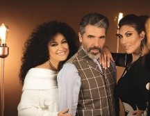 Diego Verdaguer al lado de su viuda Amanda Miguel y su hija Ana Victoria. EFE/Archivo
