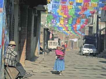 Comachuén. Algunos pueblos de México dependen completamente de las remesas enviadas de Estados Unidos. AP/F. Llano