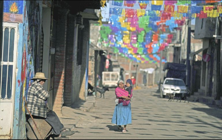Comachuén. Algunos pueblos de México dependen completamente de las remesas enviadas de Estados Unidos. AP/F. Llano