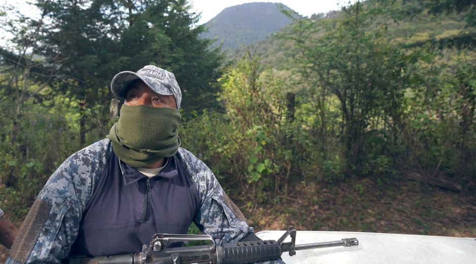 Autogobierno. Defienden su territorio de los extorsionadores. AP/F. Llano