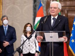 Sergio Mattarella concluye su primer mandato el 3 de febrero. EFE/Quirinale Palace Press Office