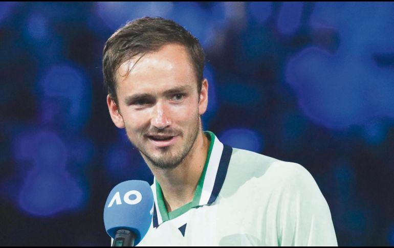 A lo que sigue. Daniil Medvedev se quedó con ganas de conquistar el segundo Grand Slam de su carrera. AFP/ A. Francis