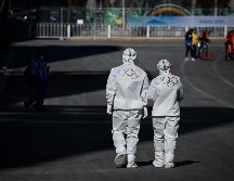 Las cifras difundidas mostraron 11 pruebas positivas entre 379 deportistas y funcionarios que llegaron el lunes. AFP / W. Zhao
