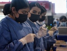 La vacunación en la metrópoli se realiza en los macromódulos de manera rápida. ESPECIAL