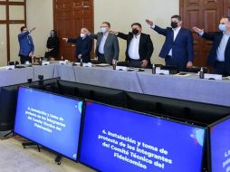 Este miércoles se tomó protesta y sesionó por primera vez el comité técnico del fondo que está conformado por el gobernador, y lo presiden, los secretarios de Innovación, Educación, Hacienda y el de Infraestructura. ESPECIAL / Gobierno de Jalisco