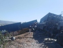 Los contenedores de los vagones se encuentran cerrados, sin fuga ni derrame de algún material. ESPECIAL/UEPCBJ