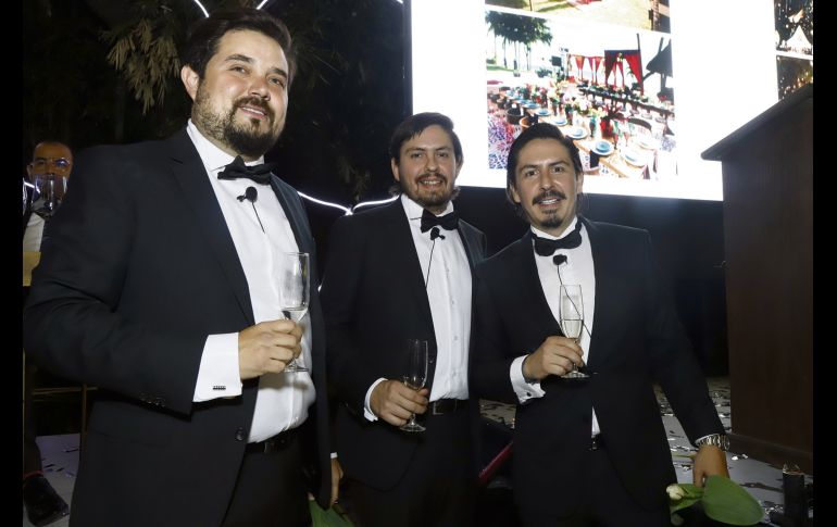 José Muñoz Che Che, Rolando y Abelardo Jara. GENTE BIEN JALISCO/CLAUDIO JIMENO